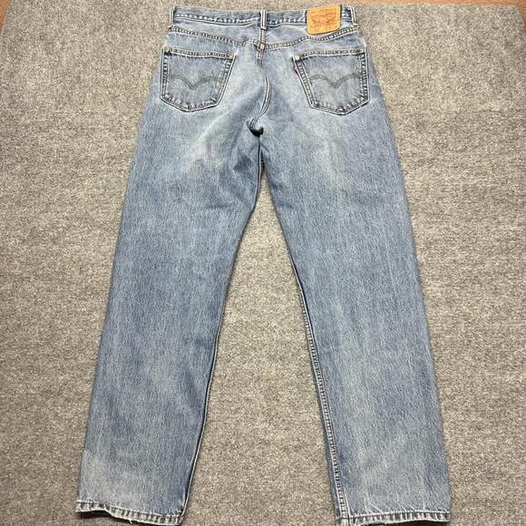 Levi's Other - Levis 550 Jeans Mens 36x34 Blue Light Wash Relaxed Tapered Denim Pants Casual